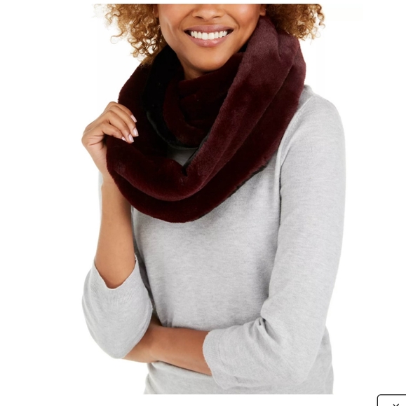 Calvin Klein
Two Tone Faux Fur Infinity Scarf - Picture 2 of 2